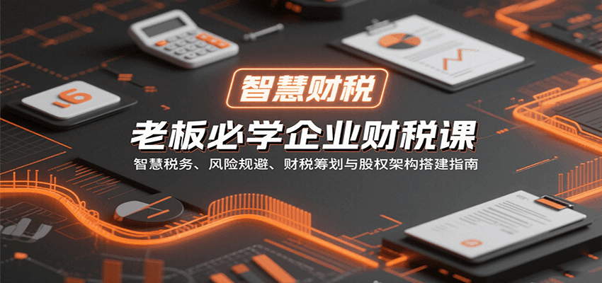 老板必学企业财税课:智慧税务、风险规避、财税筹划与股权架构搭建指南