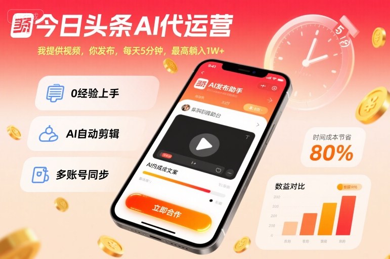 1-290.jpg 今日头条AI代运营,我提供视频,你发布,每天5分钟,最高躺入1W+